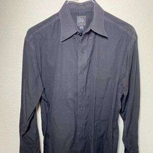 Joseph‎ A Banks Long Sleeved Black Travelers Line Size 16.5 - 34